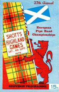 European Championships Programme Cover 1976